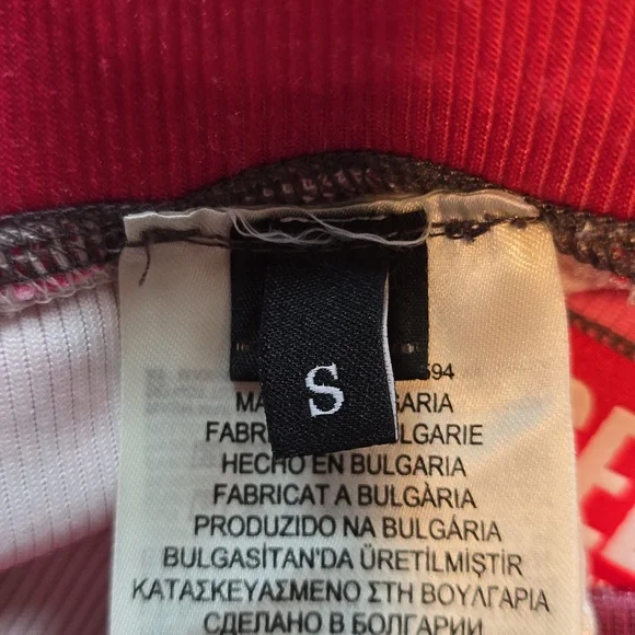 Diesel orange/pink floral pull on skirt-S - Picture 5 of 11